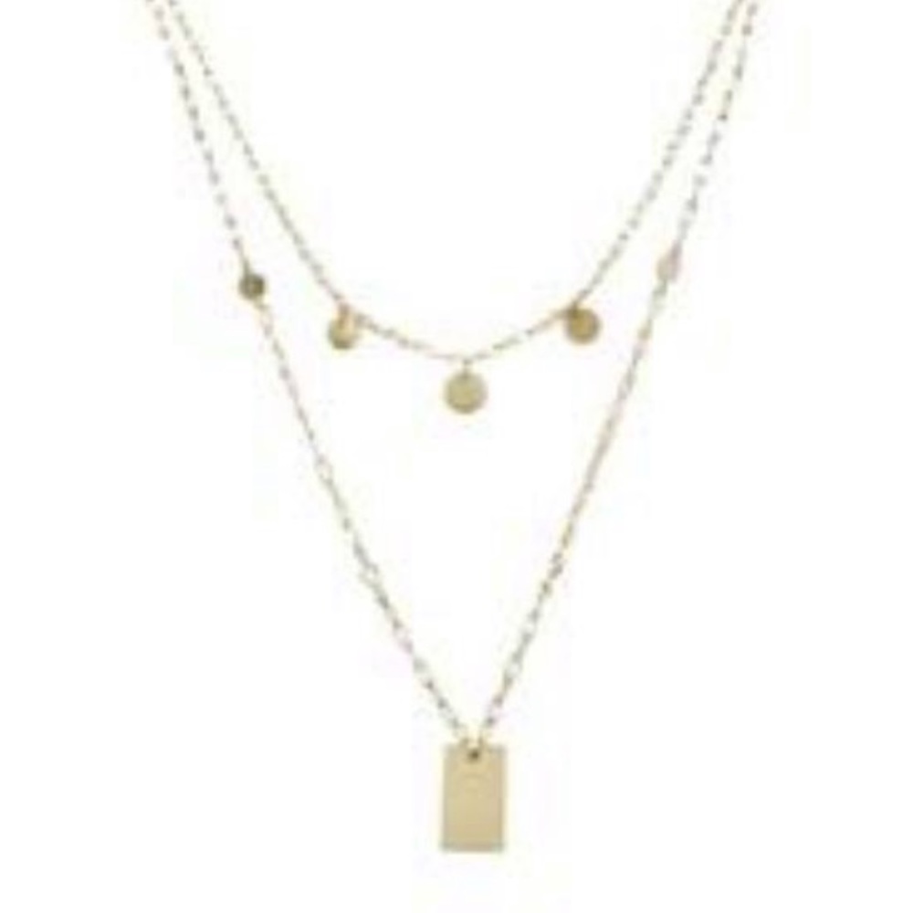 New Ettika gold layered necklace
